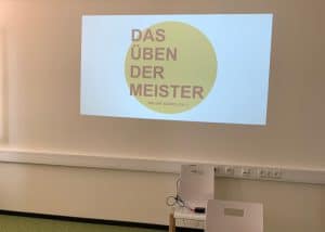 Präsentation "Das Üben der Meister"